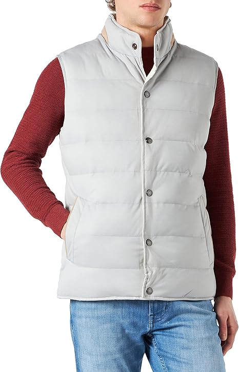 Hackett London Rigby Rev Gilet veste Homme DOUBEL FACE