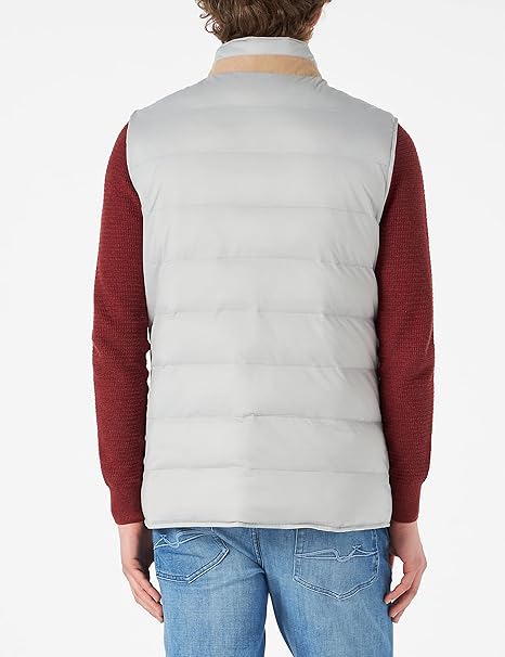 Hackett London Rigby Rev Gilet veste Homme DOUBEL FACE