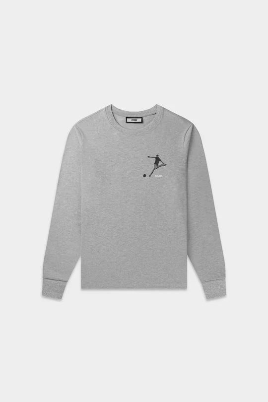 Olaf Straight Kick Longsleeve Grey Melange