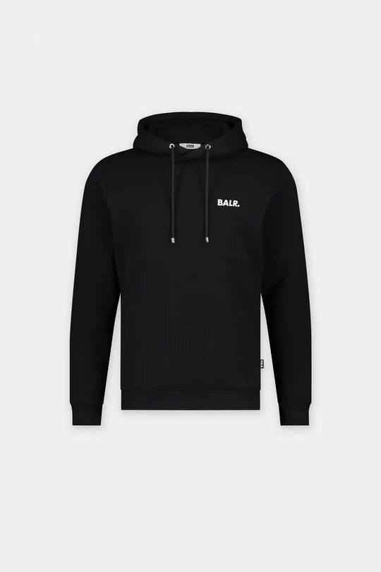 Brand Straight Small Logo Hoodie