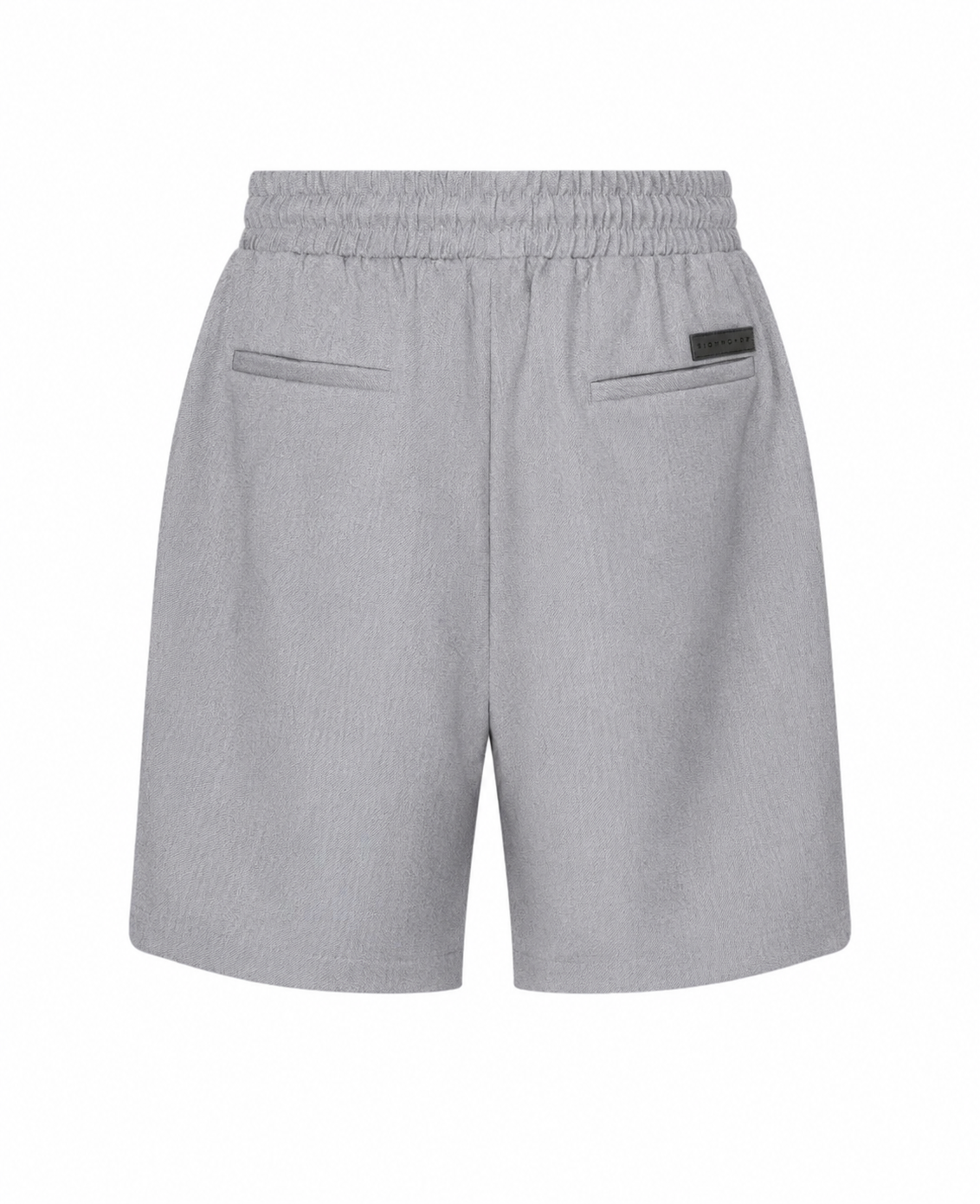 Bermuda à cordon et design essentiel GRIS 01