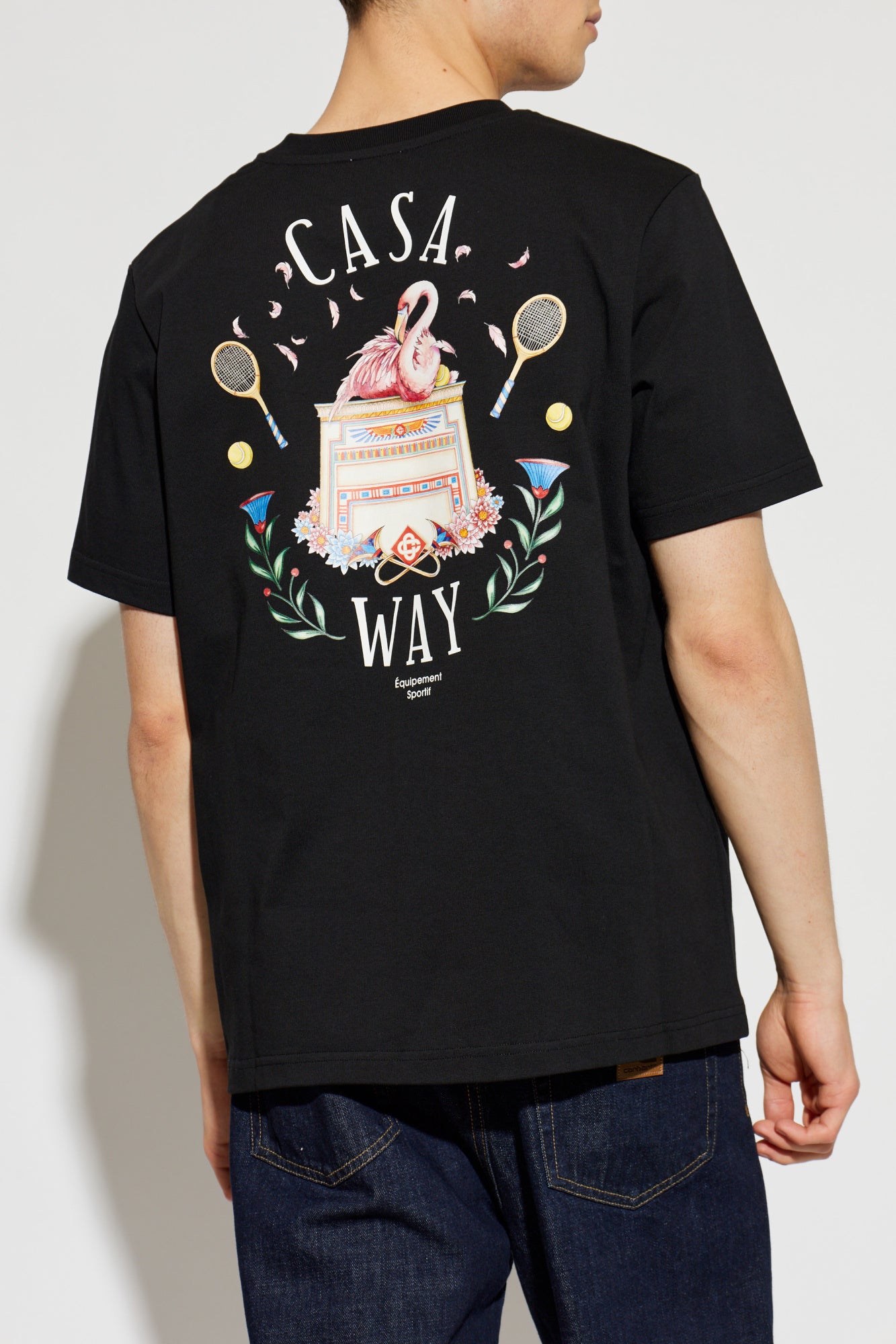Casablanca — BOUCLE EMBROIDERED CLASSIC T-SHIRT