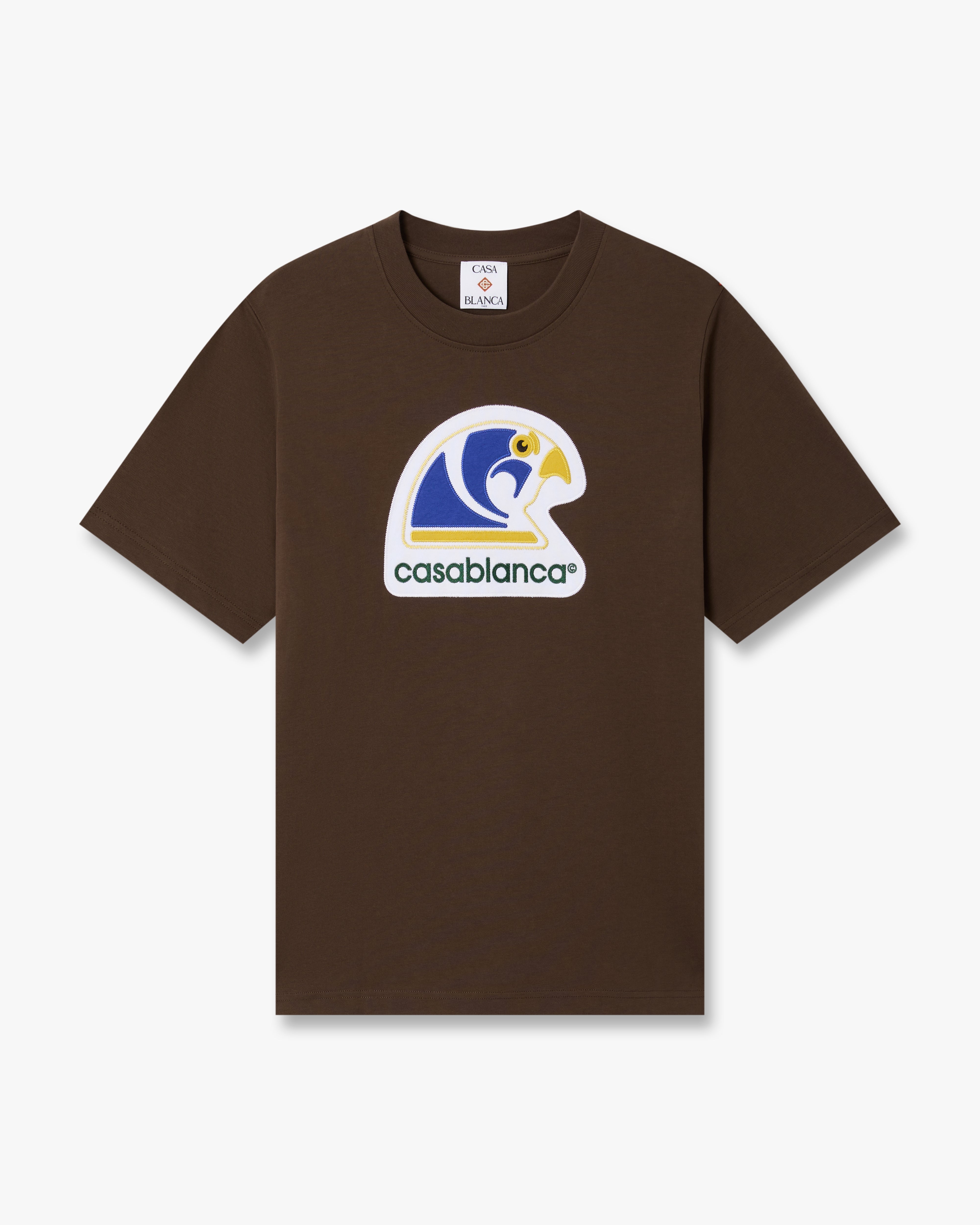 Casablanca — CLASSIC T-SHIRT marron maison prado 02