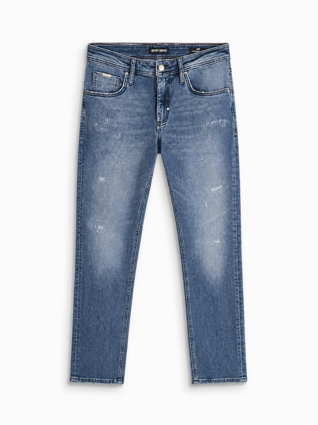JEAN TAPERED FIT "OZZY" AVEC LAVAGE DÉGRADÉ