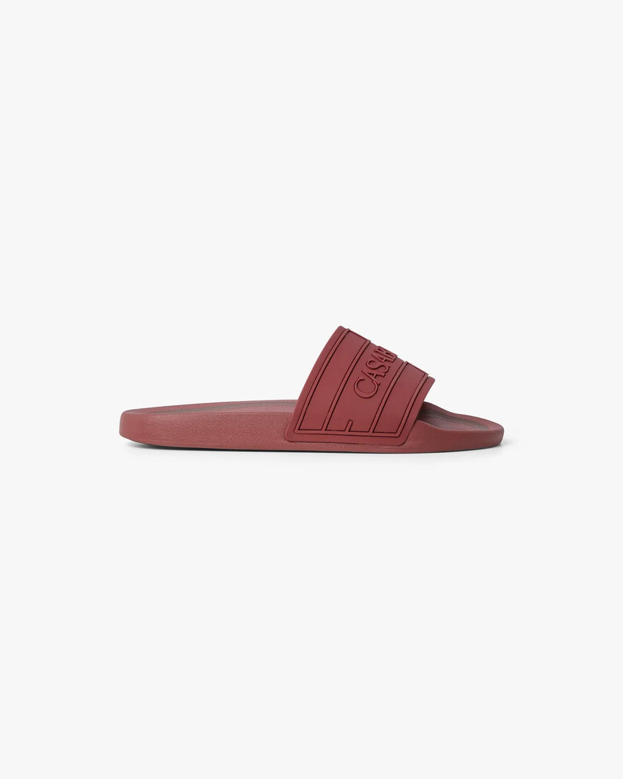 Claquettes Casablanca de piscine pour homme bleues à logo