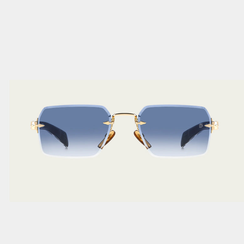 Lunettes de Soleil David Beckham DB 7109/S - GOLD BLACK_ - DK BLUE SHADED