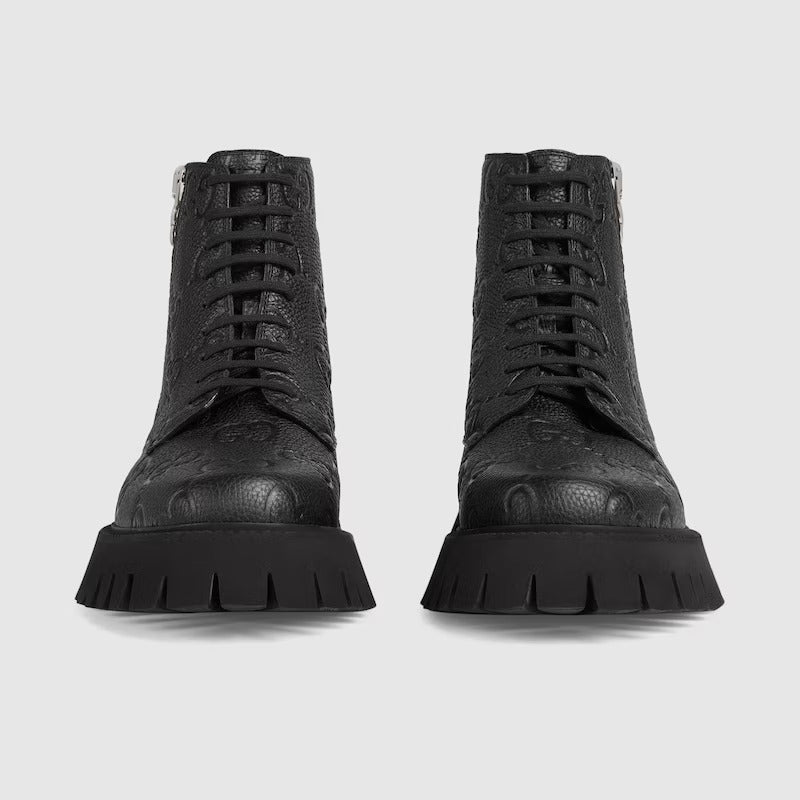 BOTTES EN CUIR GG POUR HOMME