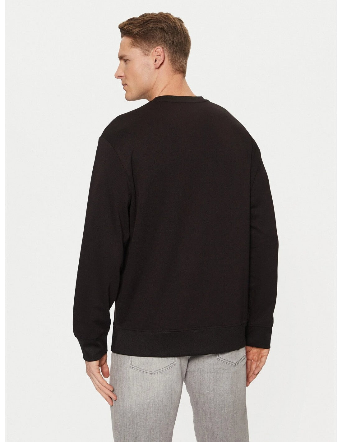 Hoodie with blurred logo effect