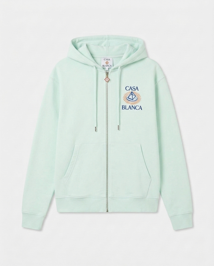 Hoodie Casablanca Celestial Pyramid Zip Up