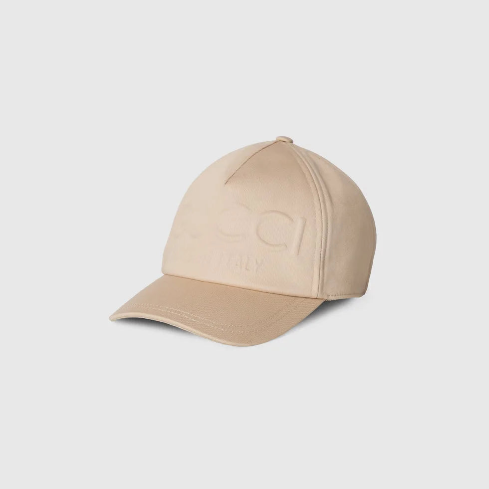 CASQUETTE DE BASEBALL AVEC INSCRIPTION GUCCI EMBOSSÉE