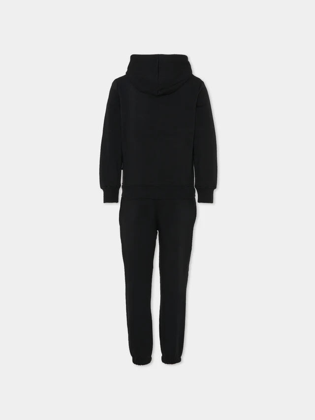 Ensemble violet pour garçon avec logo