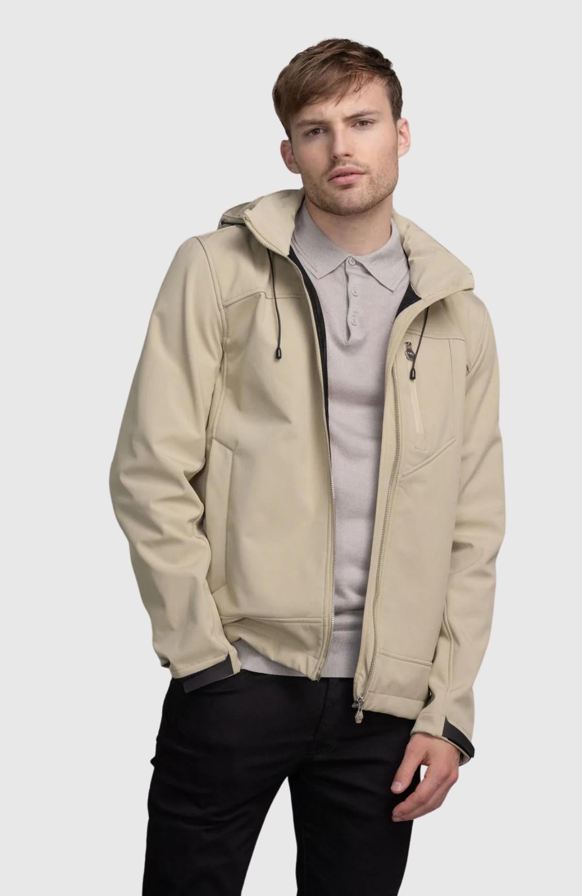 Joseph Badge Soft Shell Jacket Elm