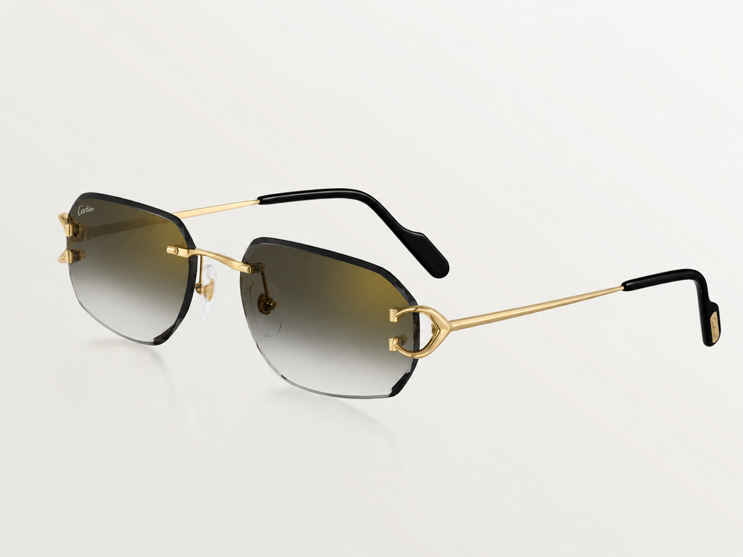 Lunettes Solaire décor C classique de Cartier CT0468S-001 02 maison prado