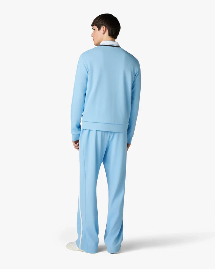 Veste de survêtement casablanca en piqué bleu clair