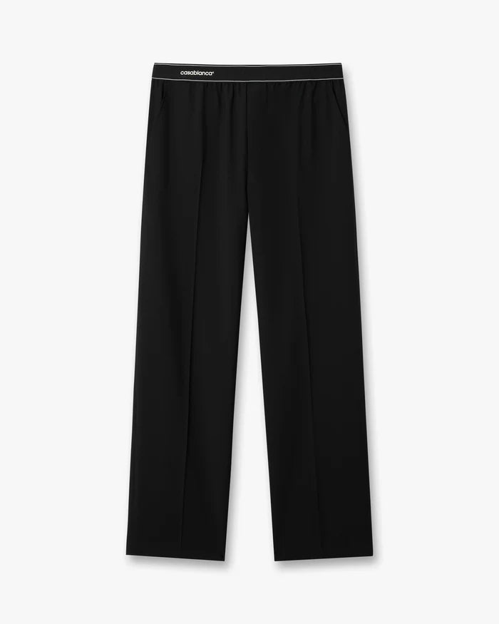 Pantalon Casablanca  de sport en laine noire