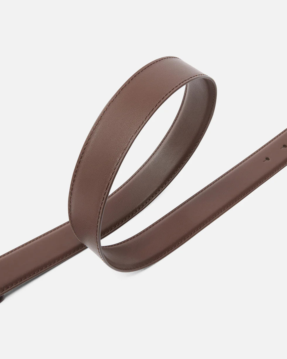 Ceinture Love Birds en cuir 3cm