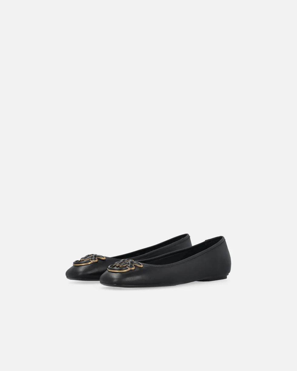 Ballerines PINKO en cuir nappa à logo Love Birds