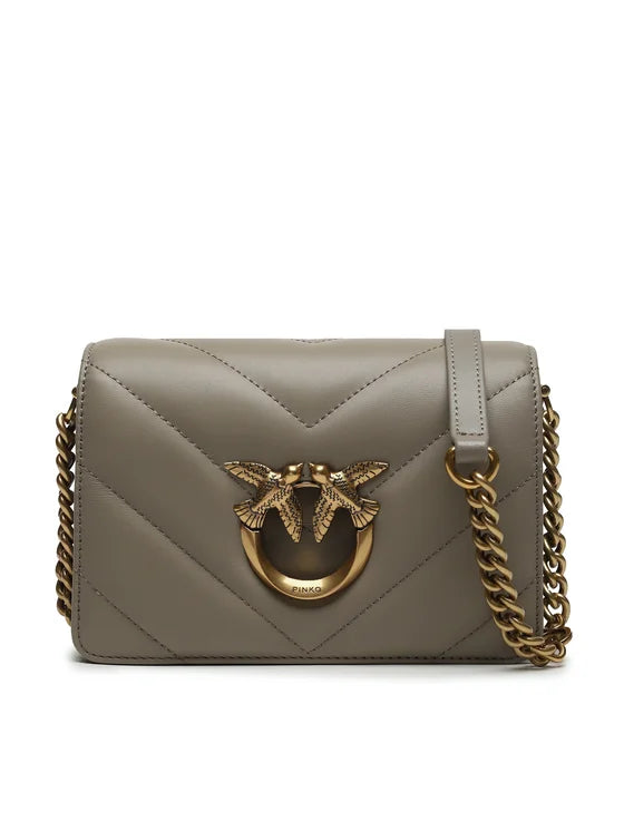 LOVE CLICK MINI SHEEP NAPPA BIG CHEVRON