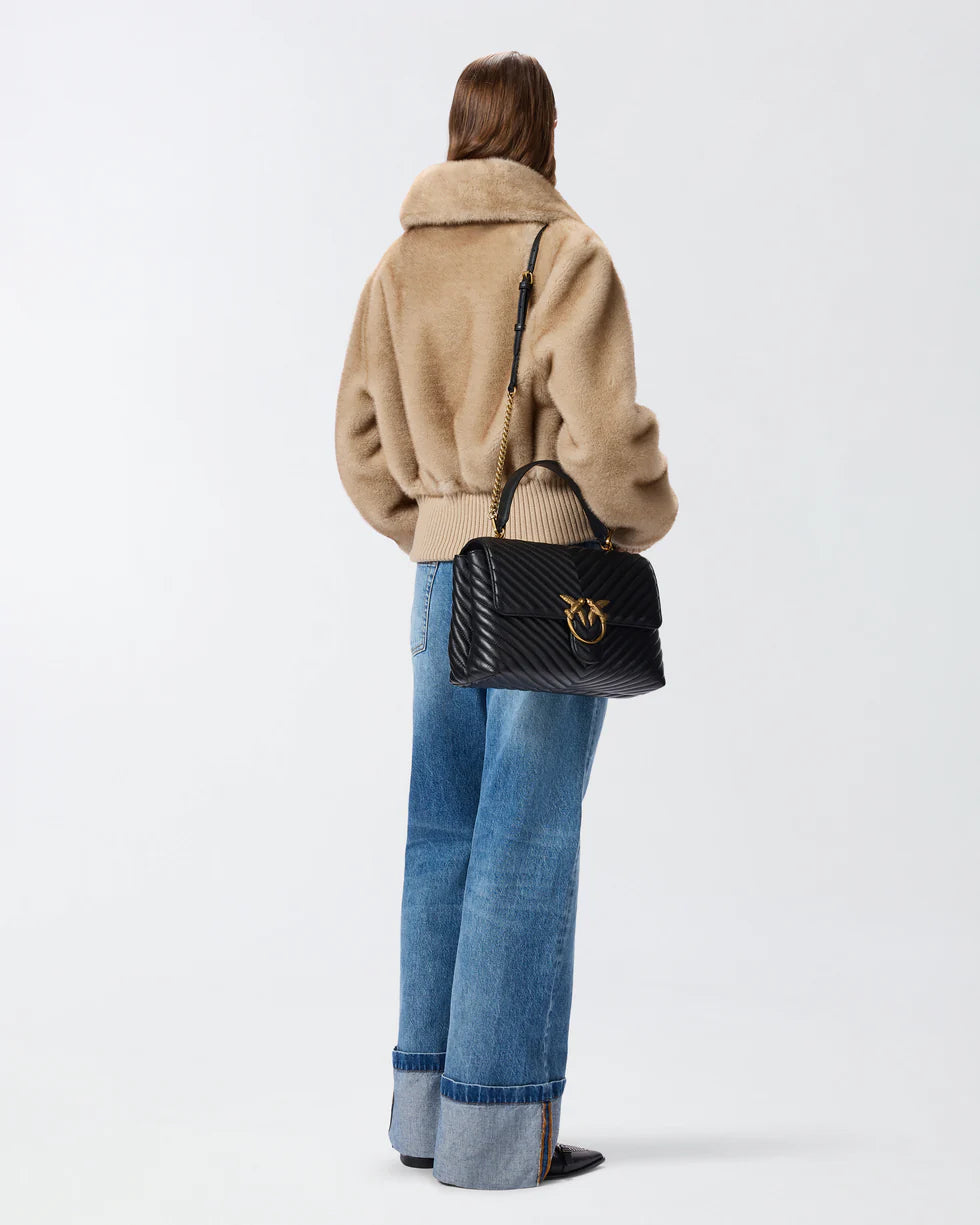 Grand sac à main Lady Love Bag Puff Chevron