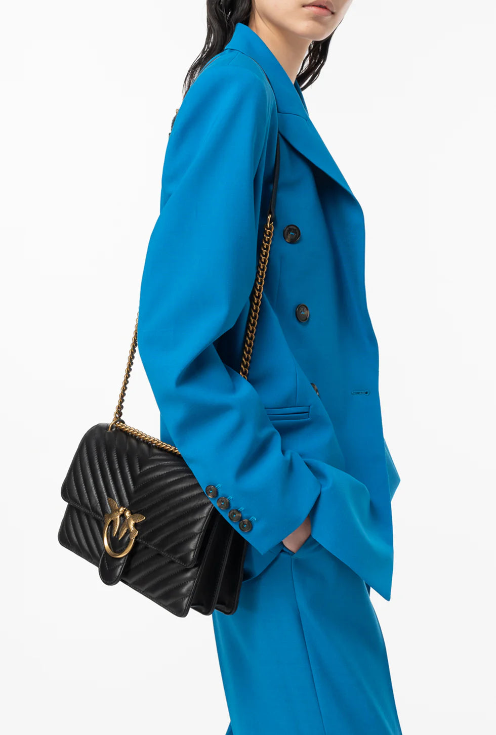 Sac bandoulière moyen Love Bag One Chevron