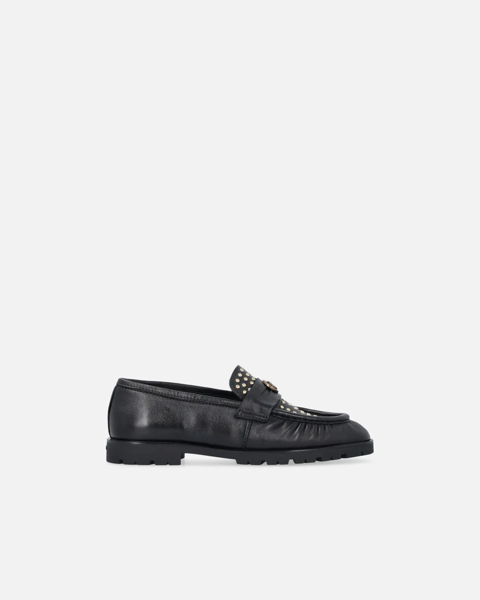 Mocassins PINKO cloutés avec plaquette à logo Love Birds