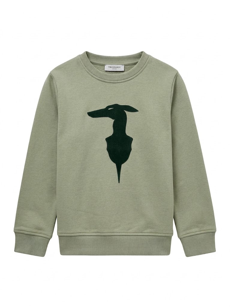 SWEAT-SHIRT ENFANT AVEC LOGO EN RELIEF.