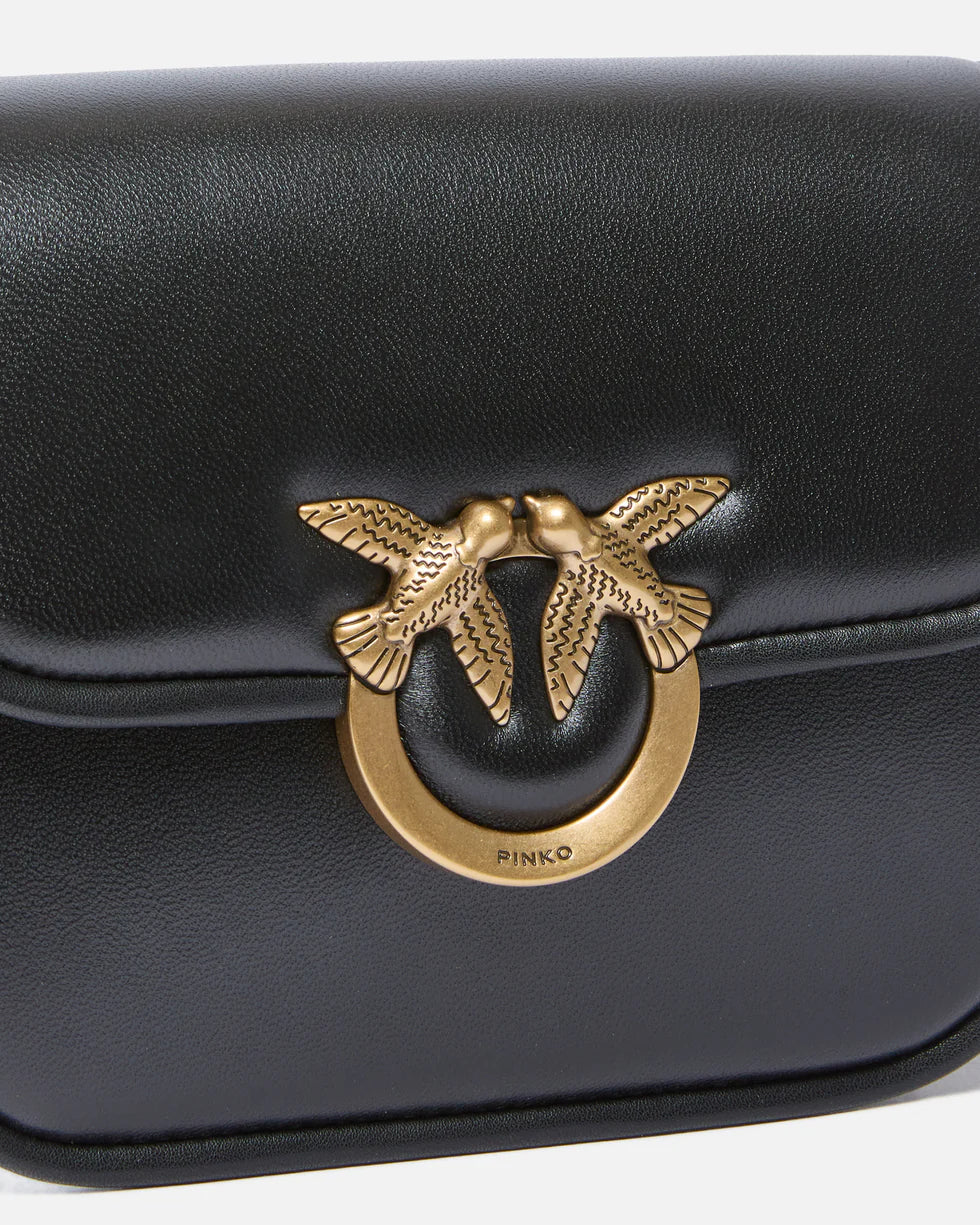 Sac moyen à épaule Love Bag Box en cuir nappa