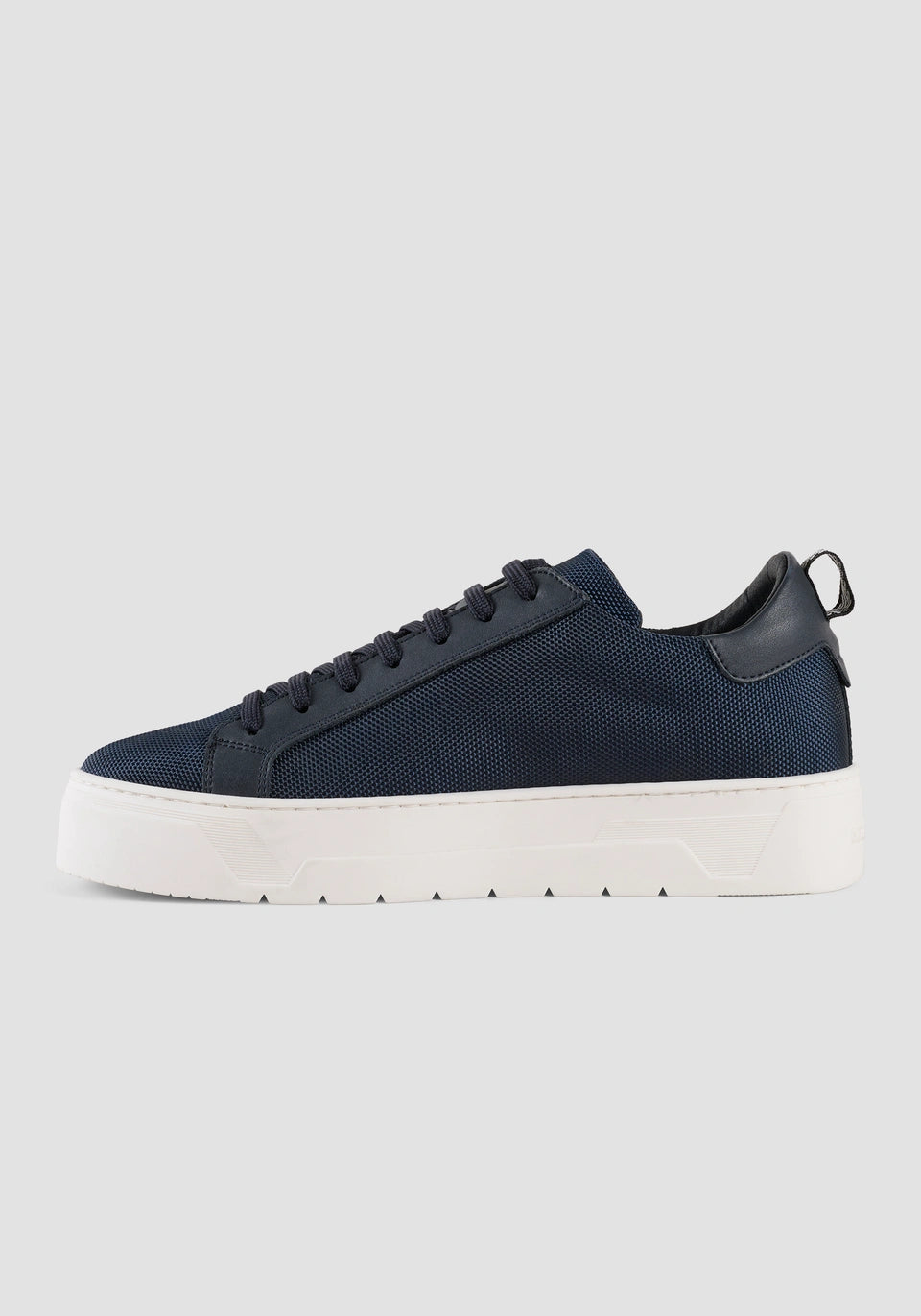 SNEAKER « NEW METAL » EN NYLON ET EN CUIR