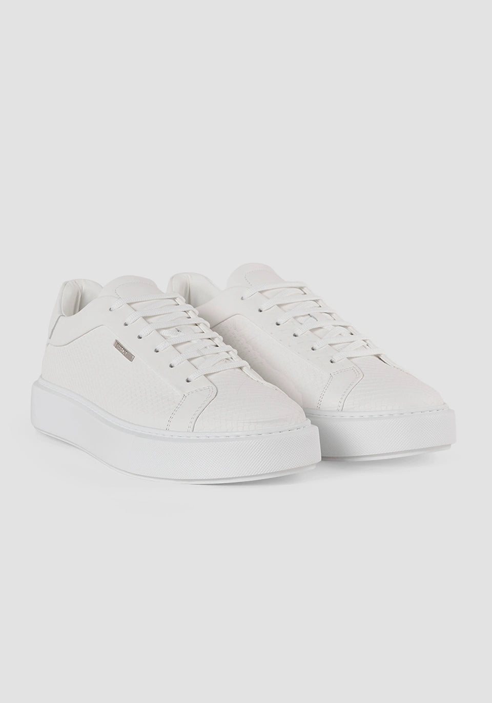 SNEAKER « ARTEM » ANIMALIER EN CUIR