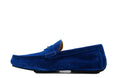 Moreschi Men's Blue Suede Loafer 44397