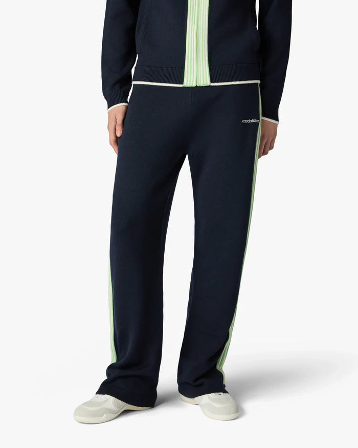 Pantalon Casablanca  de survêtement bleu marine en mérinos