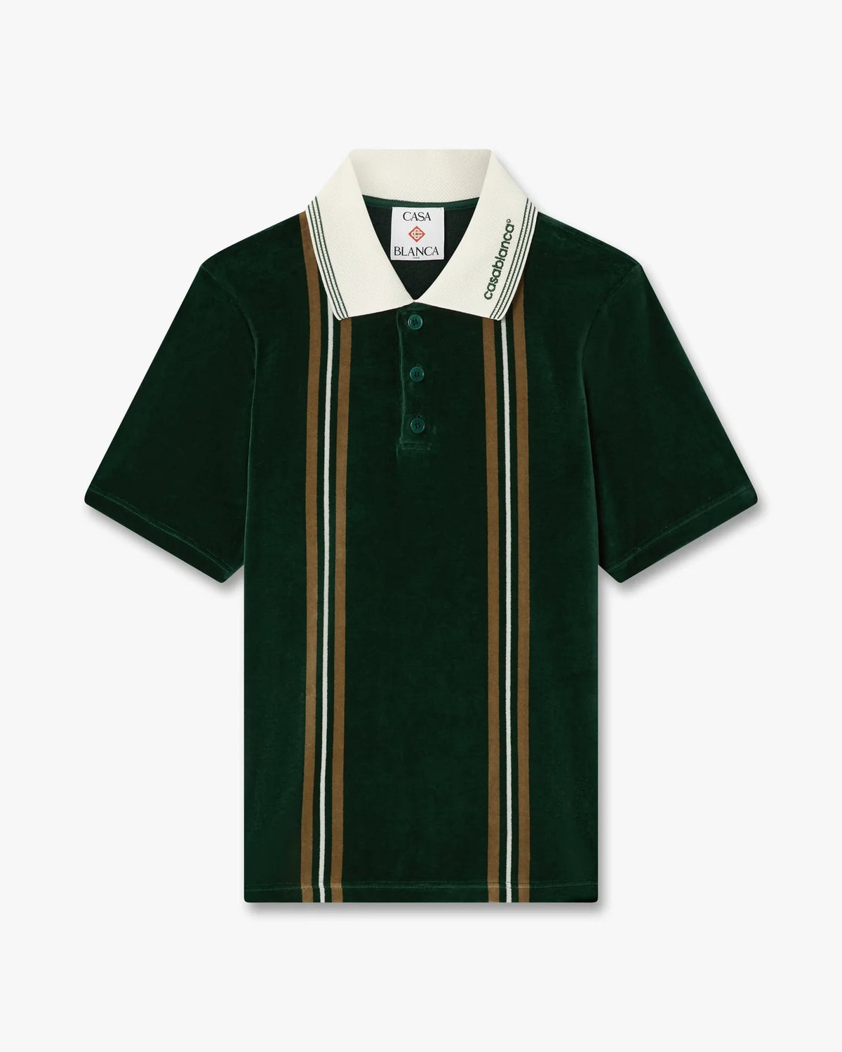 Polo Casablanca Velour  velours à rayures maison prado
