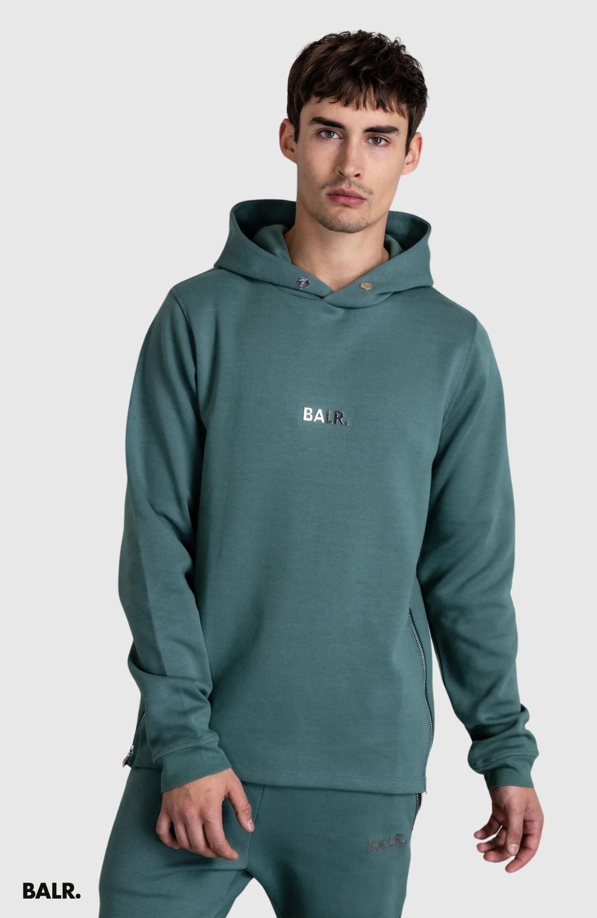 Q-Series Straight Classic Hoodie Dark Forest