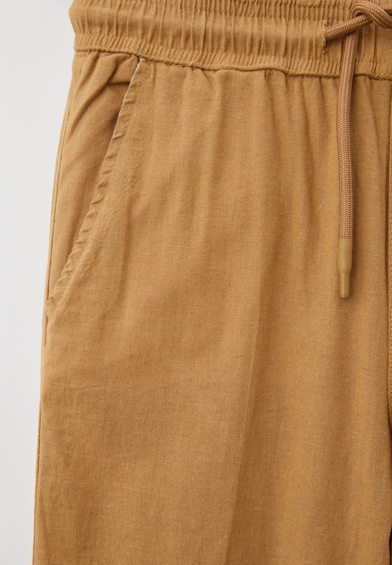 Pantalon en coton bleu marine Trussardi pour garçon avec mini logo au dos