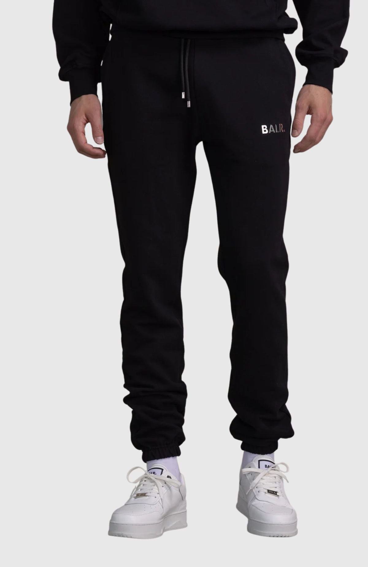 Regular Metal Brand Jogger Jet Black