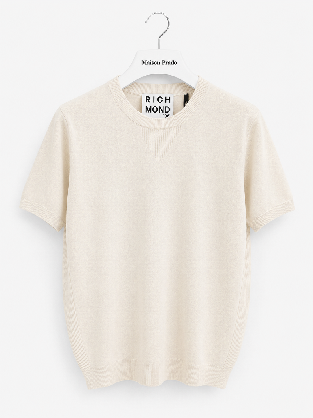 SWEATER RICHMOND MALDI(CREW NECK) BEIGE