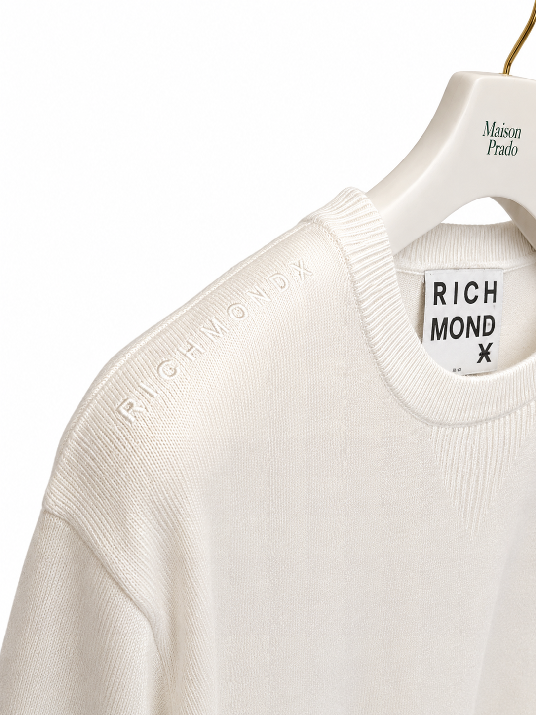 SWEATER RICHMOND MALDI(CREW NECK) BEIGE 01