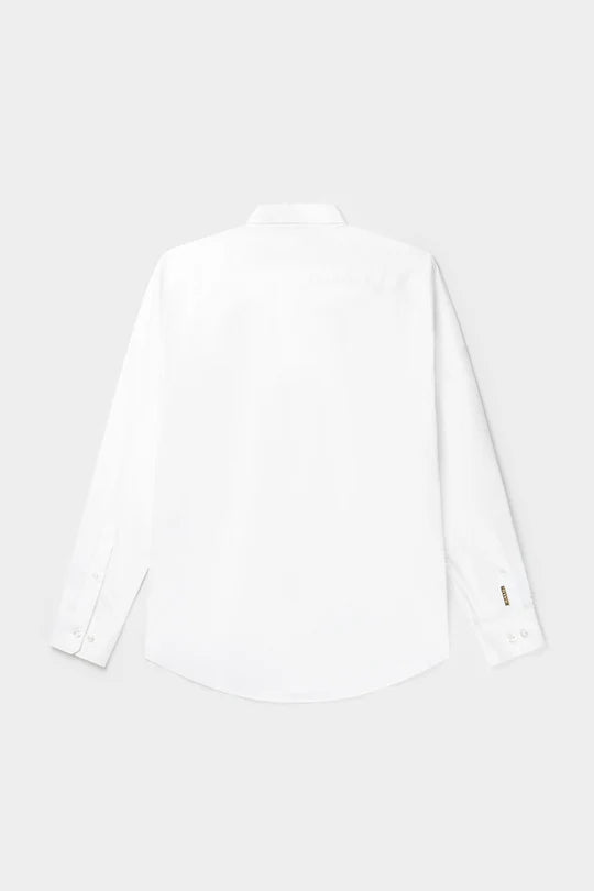 Phillipe Slim Emblem Shirt Bright White