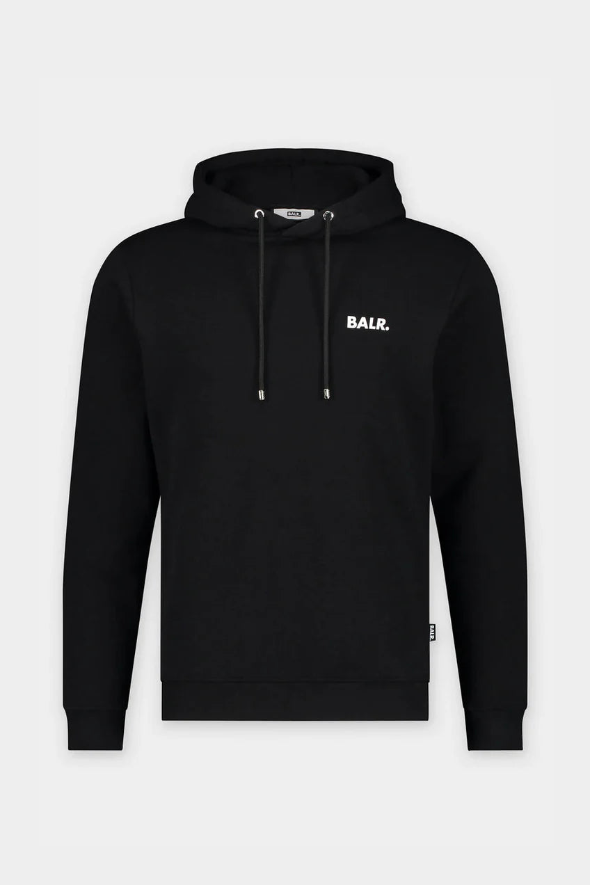 Brand Straight Small Logo Hoodie