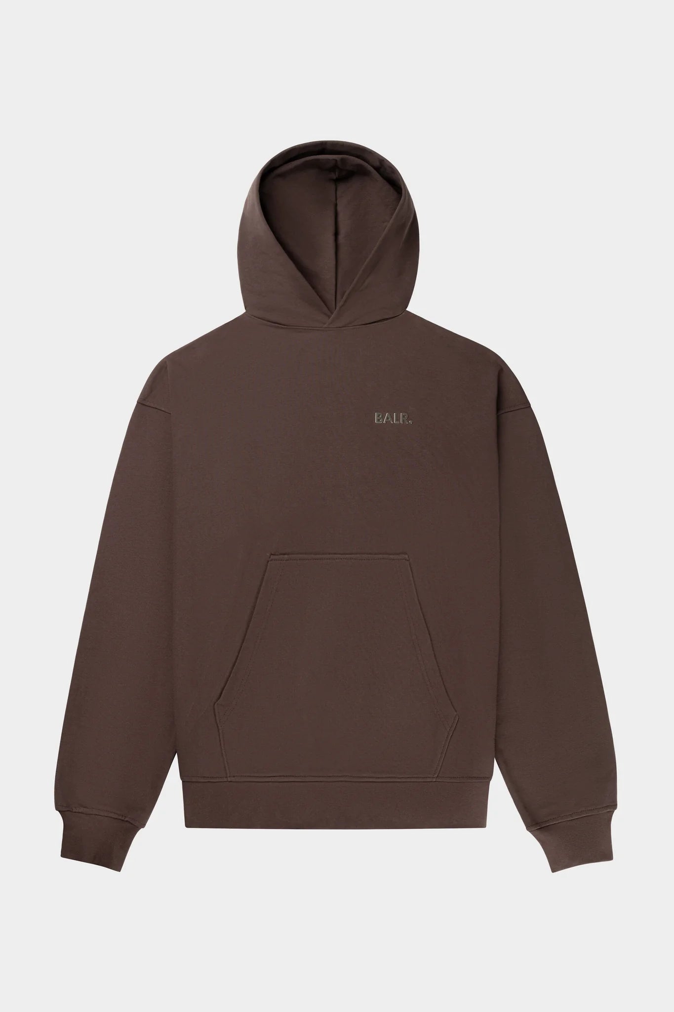 Joey Box Satin Hoodie Java