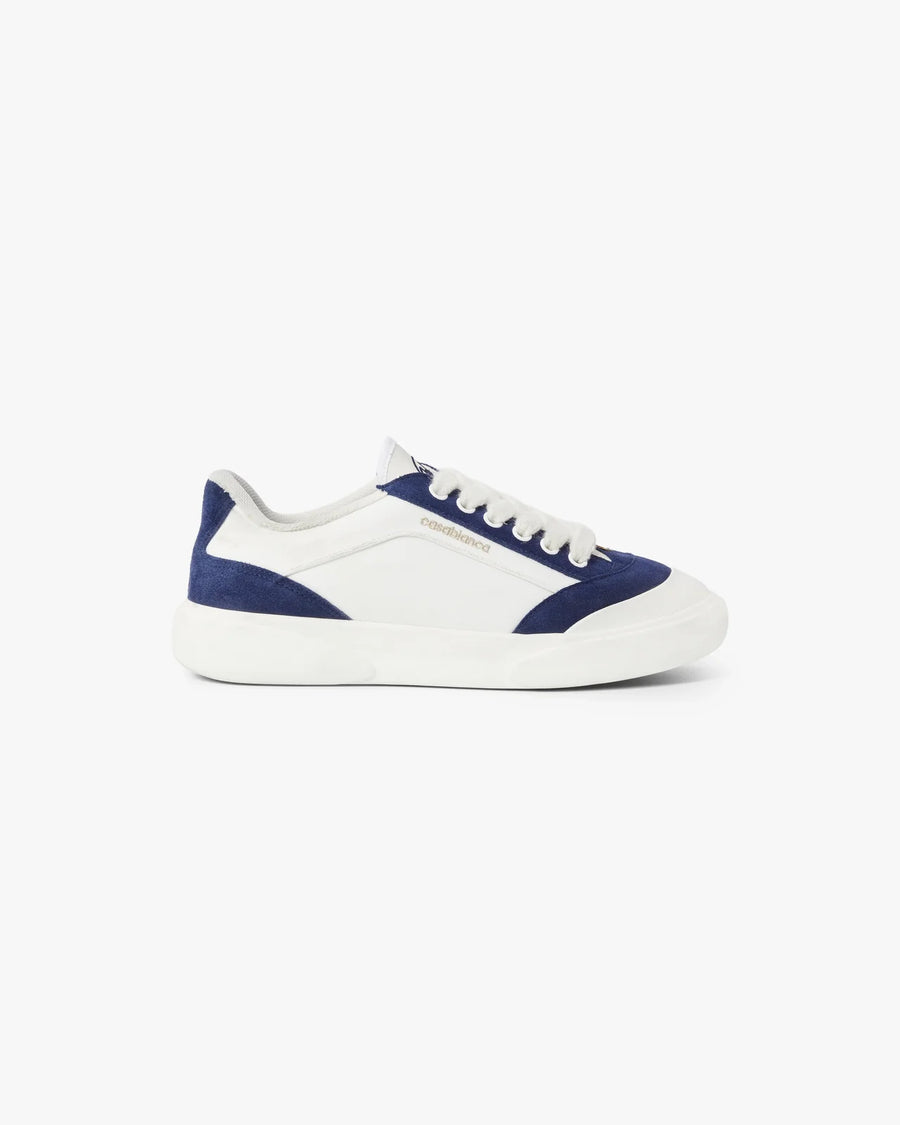 Sneakers CASABLANCA pour homme blanches et bleu marine Del Mar