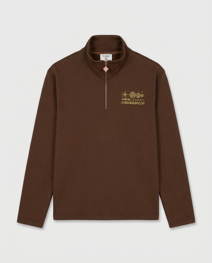 Sweat Casablanca Code de Civilisation Quarter Zip