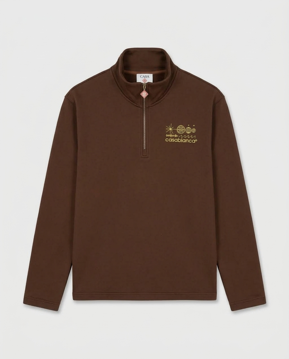 Sweat Casablanca Code de Civilisation Quarter Zip maison prado