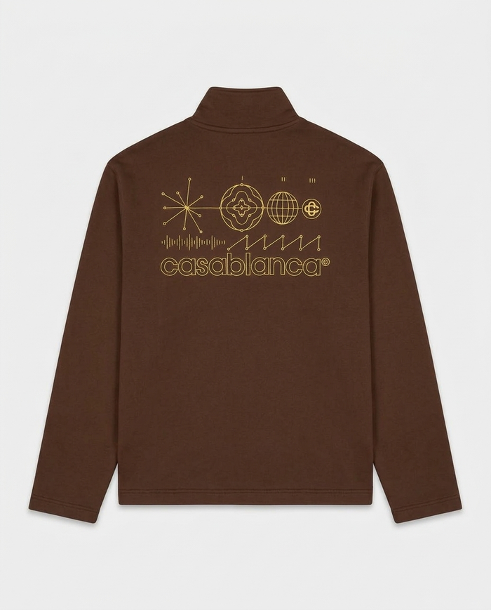 Sweat Casablanca Code de Civilisation Quarter Zip