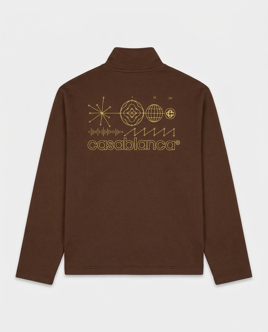 Sweat Casablanca Code de Civilisation Quarter Zip maison prado alger