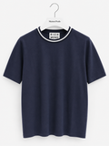 T-SHIRT CHALONI NOIR BLUE