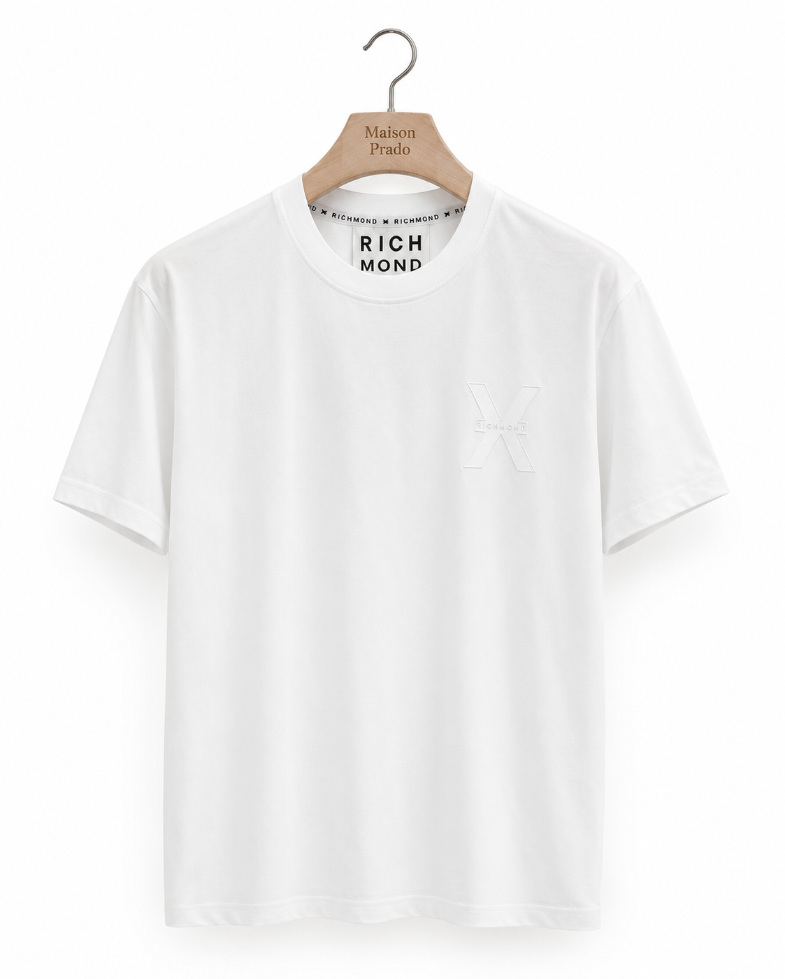T-SHIRT HOMME - JOHN RICHMOND BLANC