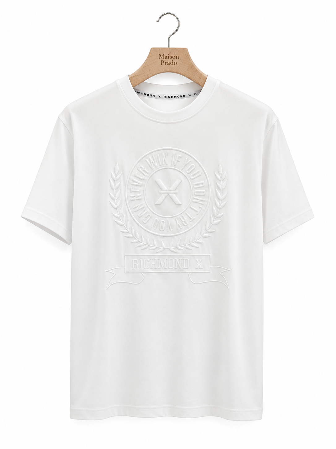 T-SHIRT RICHMOND BEHER BLANC