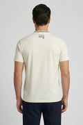 T-shirt homme John Richmond CHALONI UMP26335TS BLANC CASSÉ