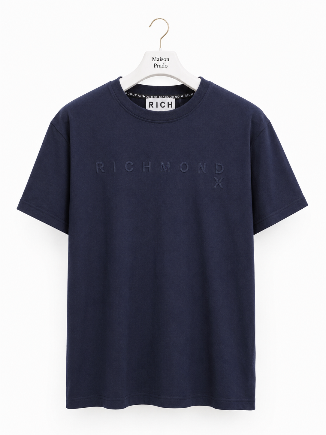 T-SHIRT RICHMOND  SILKOM BLUE